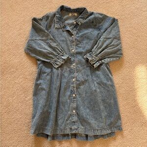 Free People Denim Mini Dress